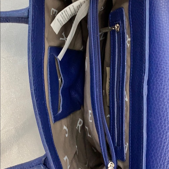 💕SOLD💕 Prune Bovine Leather Satchel Handbag - Picture 7 of 8